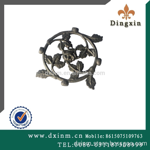 Factory Cheap Fashion OEM Ornamental iron window grill design decorative fence parts